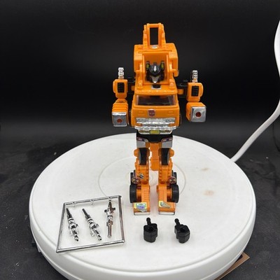 Vintage Transformers G1 GRAPPLE figure Near COMPLETE original 1985 Autobot!