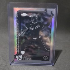 Topps 2025 Chrome Negative Refractor DJ Herz Nationals #270