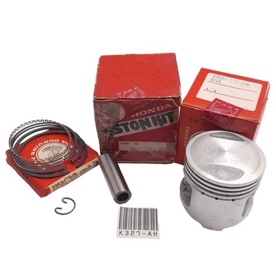 Honda CG125 Mayfit CB125S XL125 Piston Kit Set OS 0.75 06134-383-000 New #5