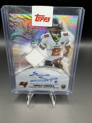 2025 Topps Chrome Emeka Egbuka Rookie Patch Autographs (RAW)