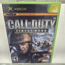Call of Duty Finest Hour (Xbox, 2004) With New Cover 