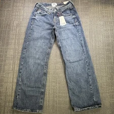 BDG Kayla Lowrider Jeans Women 30x32 Blue Low Rise Boyfriend Urban Outfitter NWT