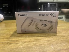 Canon Sure Shot 90u Date 35mm Film Camera Silver Tested