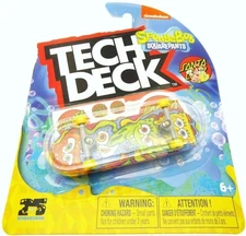 Tech Deck ~ Santa Cruz ~ Skateboard  / Fingerboard ~ Sponge Bob ~ Psychedelic
