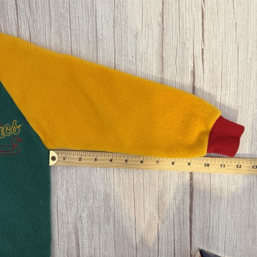 Vtg Dr Denton Plastic Feet Footed Pajamas Child 4 Primary Colours Classic Duck - Picture 11 of 15