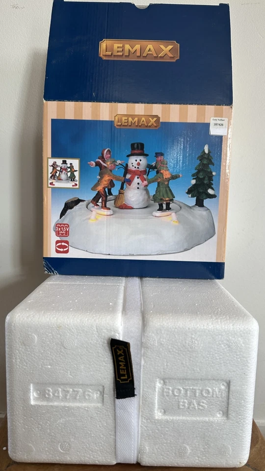 🎄 Lemax -Le joyeux bonhomme de neige – Édition originale 2008 – Boîte complète - Photo 2/4