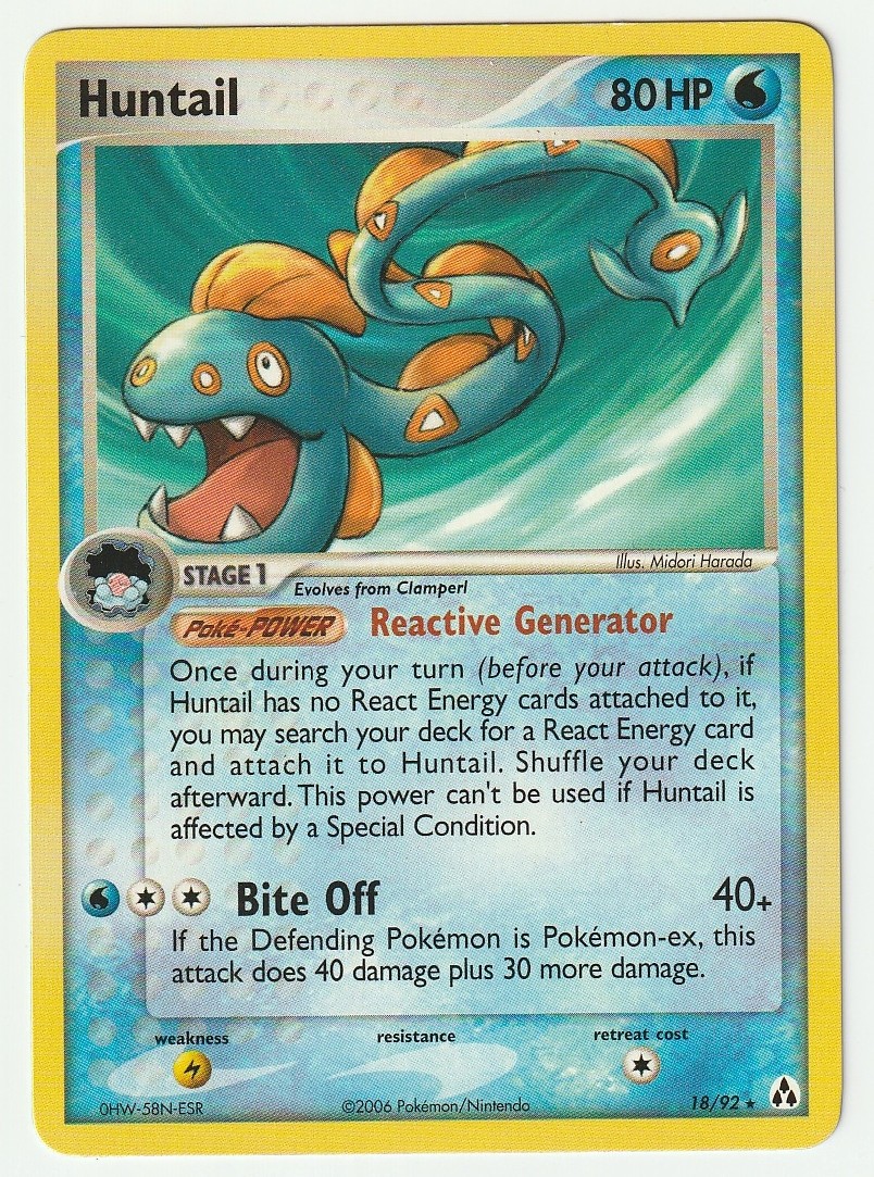 Pokémon Legend Maker - Huntail 18/92 - LP