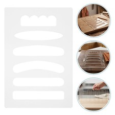2pcs Board Handle Router Template: 6 in 1 Acrylic Router Template for