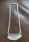 Vintage Napier choker necklace in silver tone with gold tone accent — photo 5