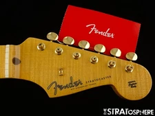 USA Fender Custom Shop 70th Annie 54 Strat NOS NECK + GOLD TUNERS Maple 