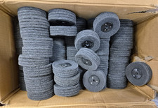 125 x Superfeine S Silikon Lap Mops - 4" x 4 Runden - Posten A 81 - Hergestellt in Großbritannien
