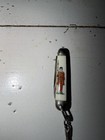 Vintage Richland Sheffield Pipe Knife Handle Guard w/ Chain  — photo 2