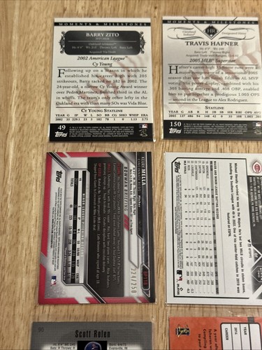 Lot-11 MLB BASEBALL NUMBERED CARDS-Barry Zito/Travis Havner/Scott Rolen/Conforto - Picture 12 of 13