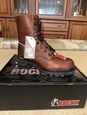 ROCKY RAMS HORN LOGGER COMPOSITE TOE WATERPROOF 400G INSULATED WORK BOOTS
