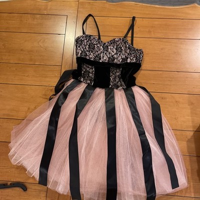 Ballet Recital Costume Art Stone Girls Small Adult- Pink and Black