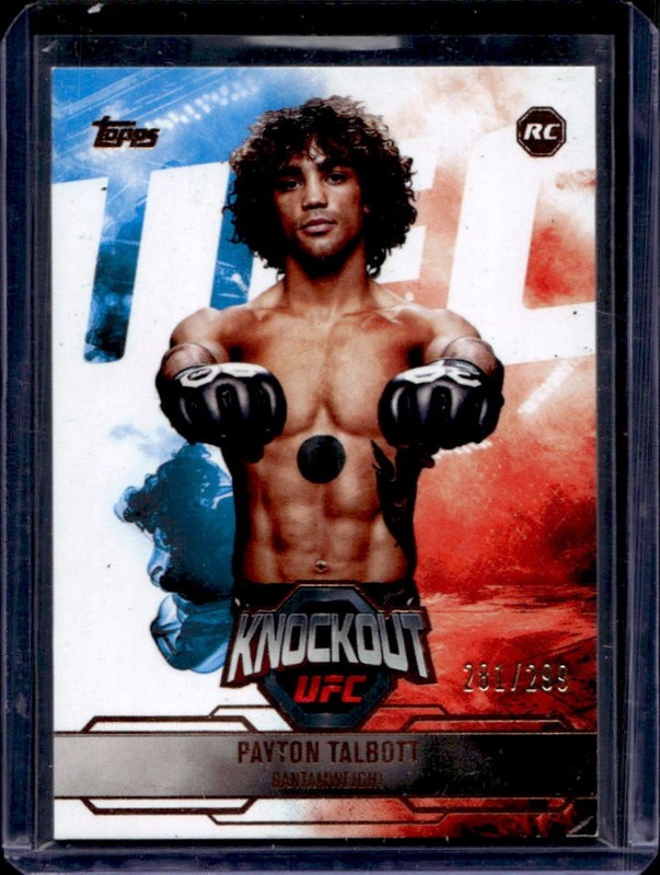 2025 Topps UFC Knockout Payton Talbott RC Bronze Rookie #/299
