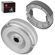 Rear Brake Drum Hub & Shoe For Honda Rancher 350 TRX350FE TRX350FM 4x4 2000-2006