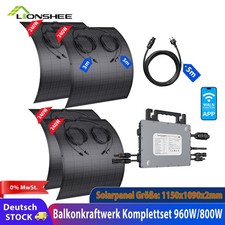 960 Watt Balkonkraftwerk Komplettset …