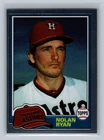 Nolan Ryan 1999 Topps COMMEMORATIVE REPRINTS FINEST #14 MLB Card 1981 240 Chrome