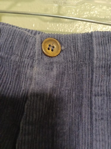 Vintage Kids Child Blue WEEDS Corduroy Shorts Size 10 used As-Is - Picture 4 of 7