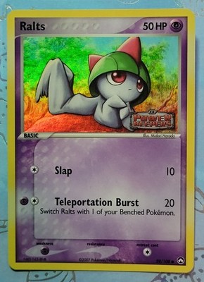 2007 Pokemon Ralts EX Power Keepers Reverse Holo #59 PSA 8