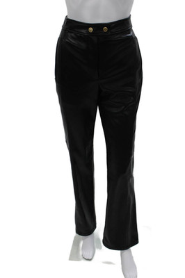 Simkhai Womens Dress Pants Black Polyester Zip Inseam 32 Size 2