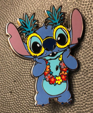 Disney pin 154558 Lilo Stitch Pineapple Glasses Hawaii lei souvenir gift prese