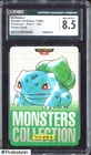 1996 Vintage Pokemon Bandai Carddass Green Card Bulbasaur CGC 8.5 NM-MT+