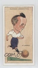 1927 John Player & Sons Footballer Caricatures by Mac Tobacco Alex James #17 1u6
