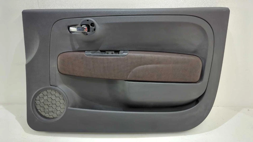 New OEM genuine Mopar Door Trim Panel 2012-2019 Fiat 500 RH Black Brown - Image 3 of 4