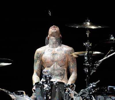 Drummer Travis Barker of Blink 182 performs day 2 of the Epicenter- Old Photo