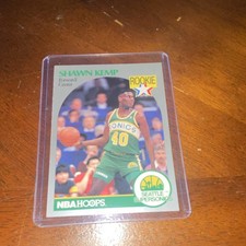 1990 NBA Hoops Shawn Kemp Rookie Card #279 Seattle SuperSonics NBA. rookie card picture
