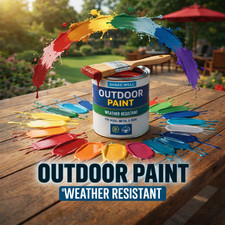 Outdoor Garden Multi Purpose High Gloss Brushing Enamel Paint Free Postage