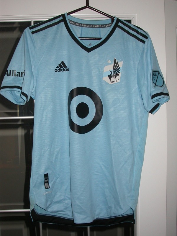 Minnesota United 2021 Game/Match Used/Worn MLS Red Soccer Jersey -Trapp LOA auto