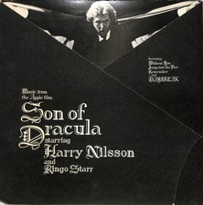 Son of Dracula Harry Nilsson Ringo Starr 1974 Rapple ABL1-0220 Die-Cut EX Vinyl