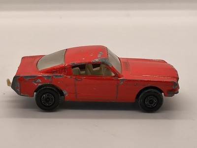 FORD MUSTANG ROT VON MATCHBOX SUPERFAST No.8 ENGLAND VON 1970