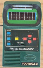 Mattel Football 2 Handheld Electronic Game 1978 Sports 8 MPN 1050-0320