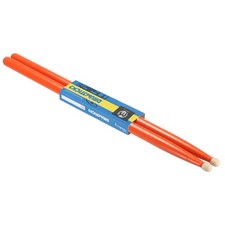 Maple Wood Drumstick Anti Slip Drum Stick 5A Orange 1 Pair for Drumming Musical