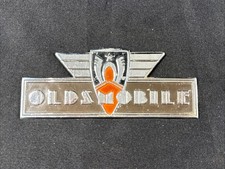 1937 Original Oldsmobile Olds Emblem Badge Dash Radio Delete Radiator Trunk 1937 Original Oldsmobile Olds Emblem Badge Dash Radio Delete Radiator Trunk
