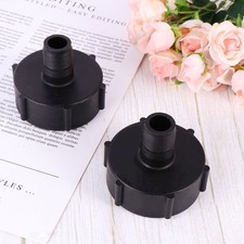 2 Pcs Ton Barrel Quick Connector Tote Water Tank Adapter Coarse Thread