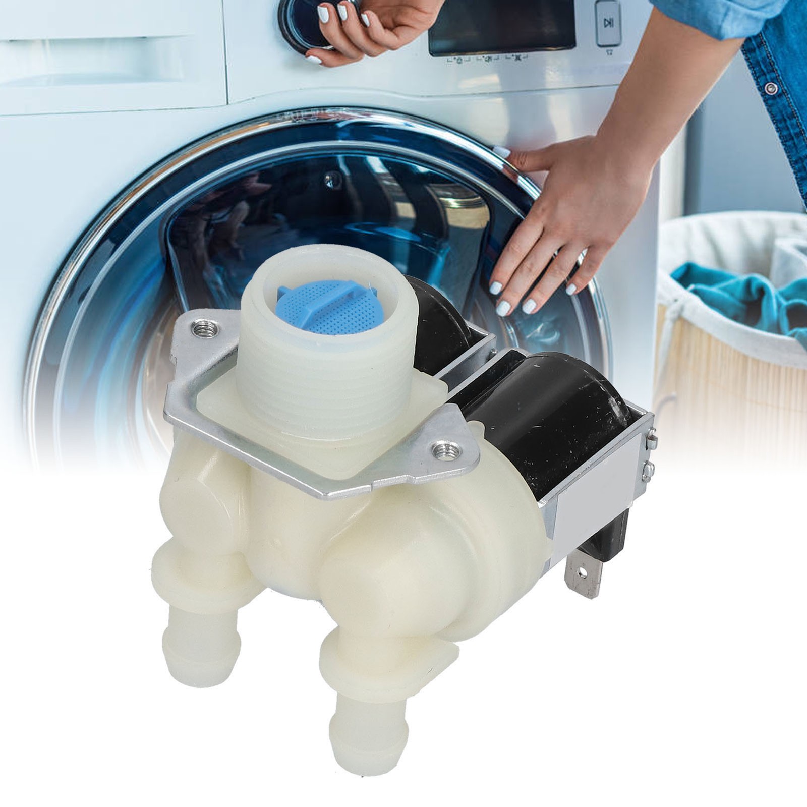 Washing Machine Water Inlet Solenoid Valve Ideal For Washers Premium