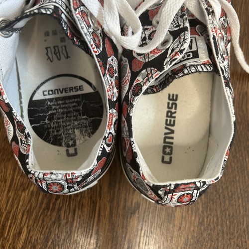 Converse All Star Sugar Skulls Day Of The Dead Sneakers Womens 7 Lace Up - Picture 10 of 11