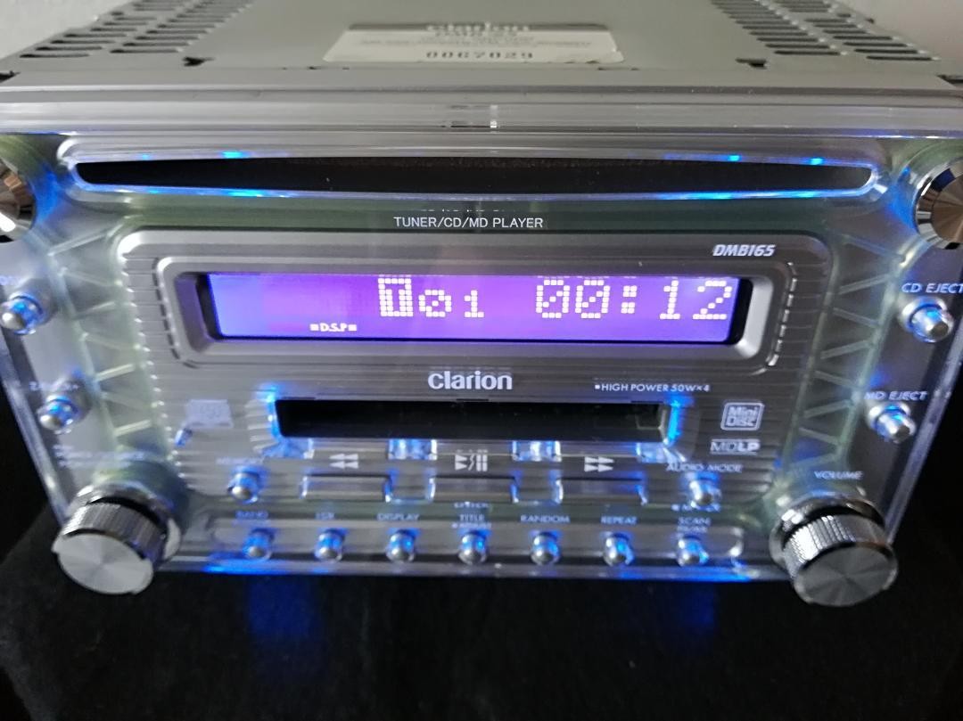 Clarion DMB165 2DIN CD/MD Receiver Car Audio Stereo Player W