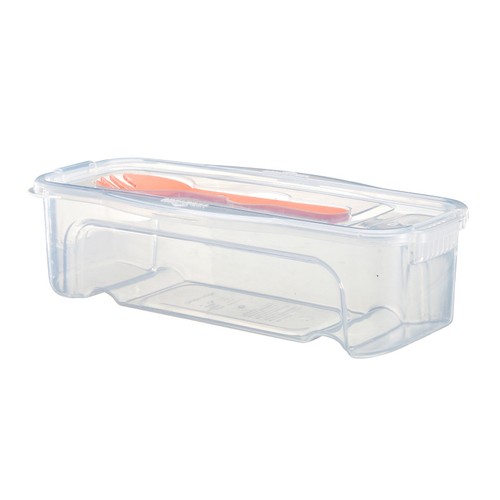 Microwave Pasta Cooker 44oz Food Cooking Box with Strainer & Flatware - Picture 9 of 12