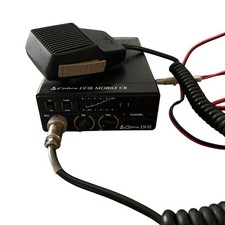Vintage Cobra 19DX Mobile CB Radio Black 40 Channel Thailand FCC ID BB019DX