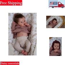 18 Inch Full Body Silicone Reborn Baby Doll Girl Realistic Lifelike With Eyes...