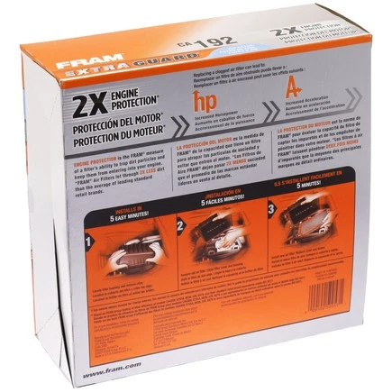 Filtro de aire redondo de plastisol Fram CA192 Foto 4 de 4