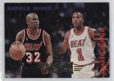 1994-95 Topps Stadium Club Back Court Tandem Harold Miner Khalid Reeves #330 9u0