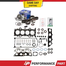 Head Gasket Set Timing Belt Kit AISIN Water Pump Fit 01-05 Honda Civic D17A2/A6