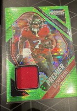 2025 Panini Prizm - Premier Jerseys Bucky Irving #PJY-BIG Neon Green Pulsar...